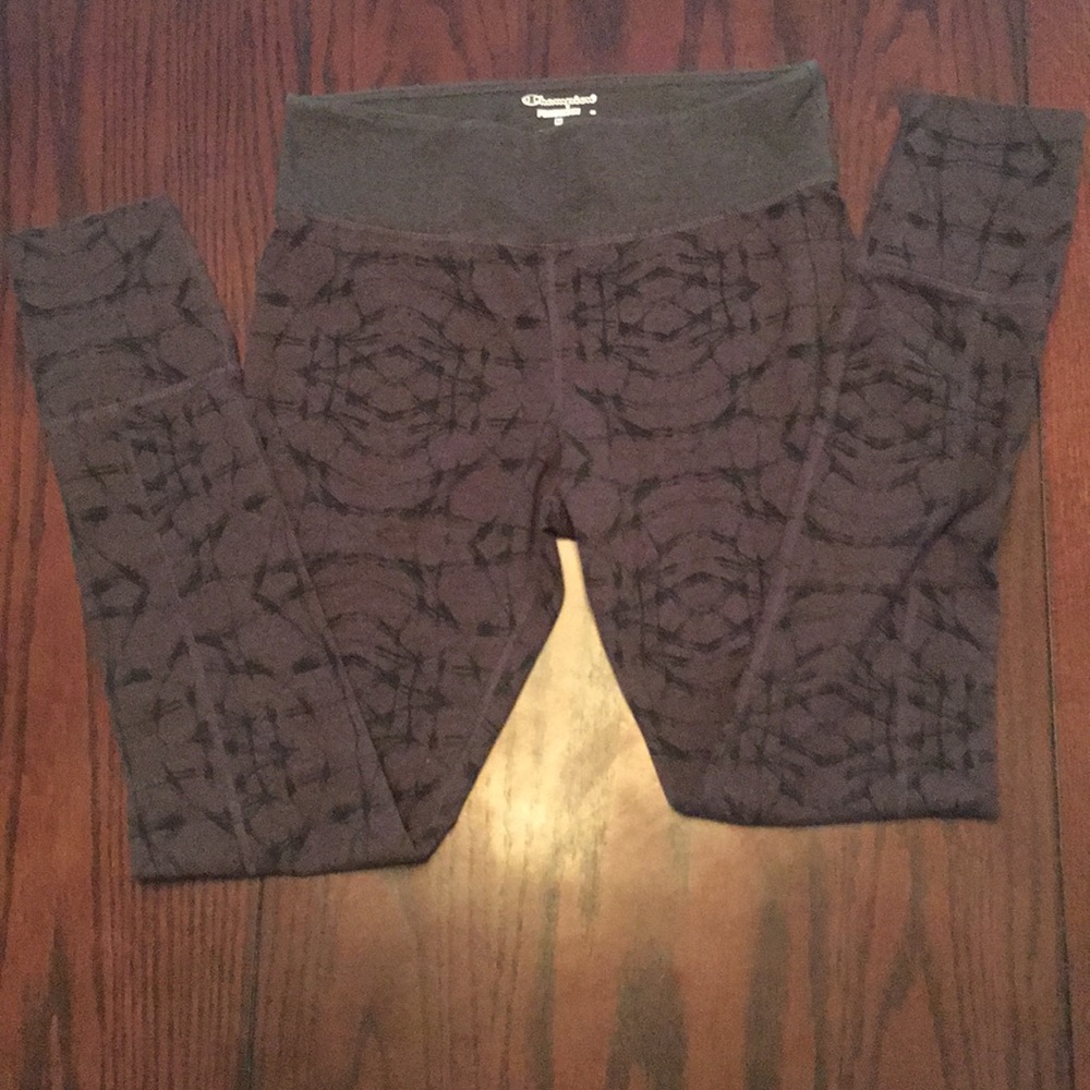 Champion gray and black printed leggings